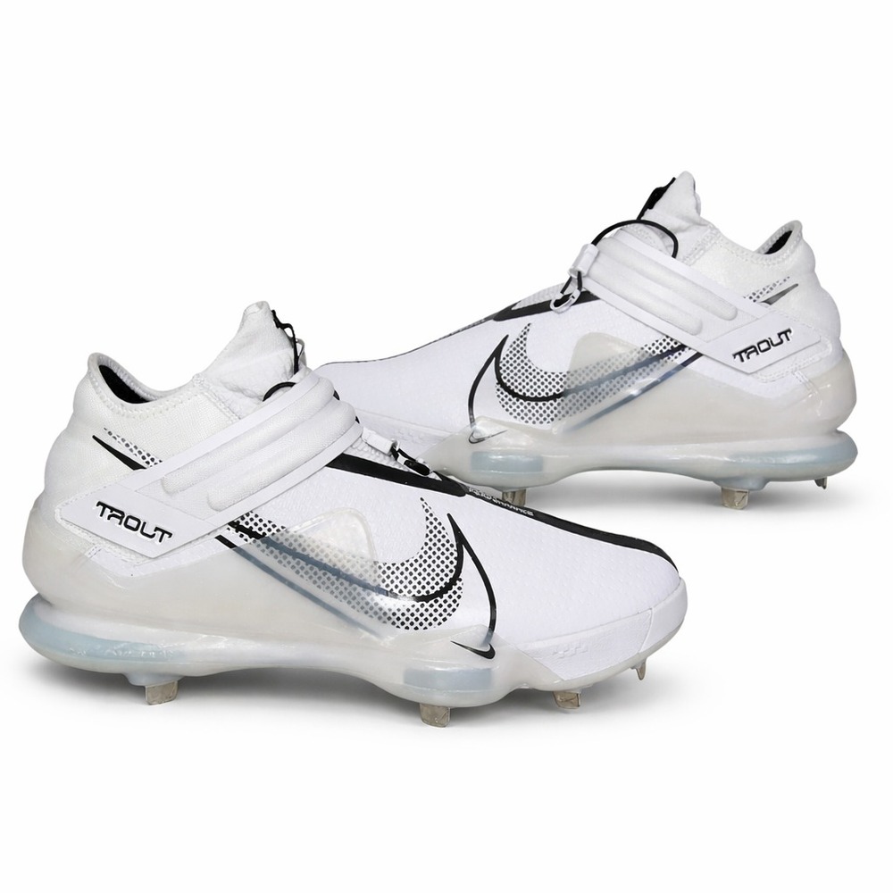 Nike Force Zoom Trout 7 Men's Size 13 Baseball Cleats  White Black CI3134-102